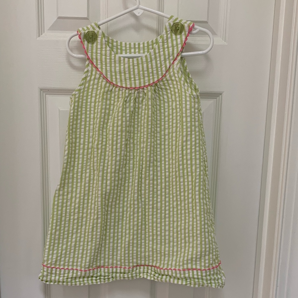Girls seersucker Dress
